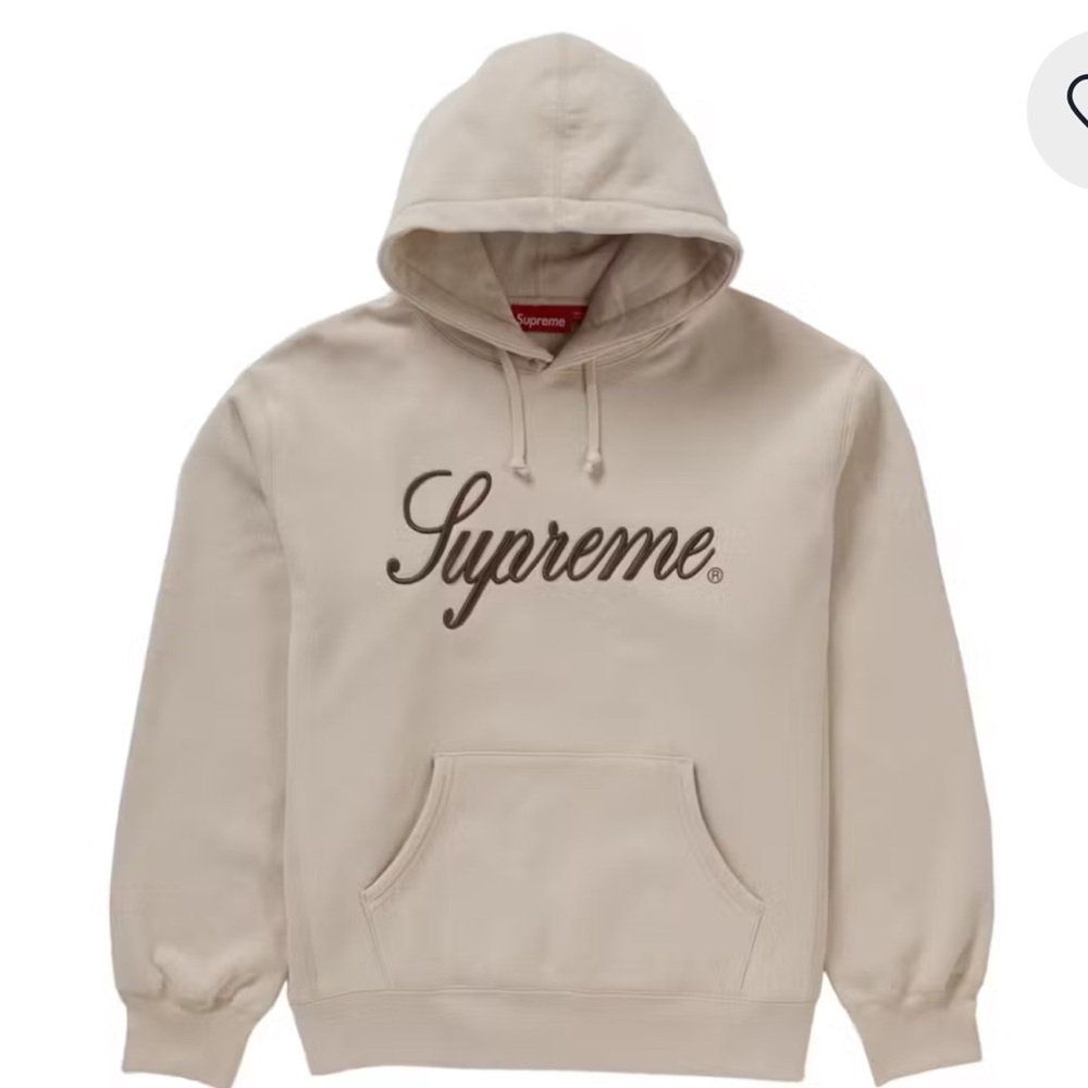 Supreme Embroidered Script Hooded Sweatshirt